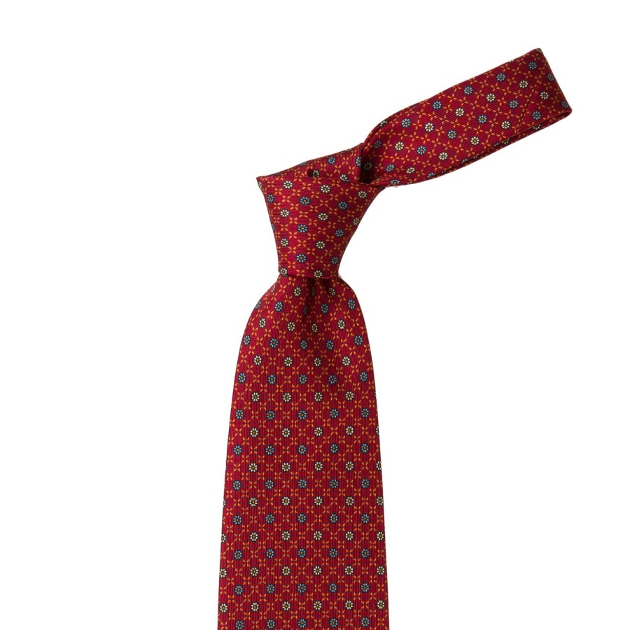 Ties | E. Marinella Mj Exclusive: Patterned Tie Made Of Pure English Silk