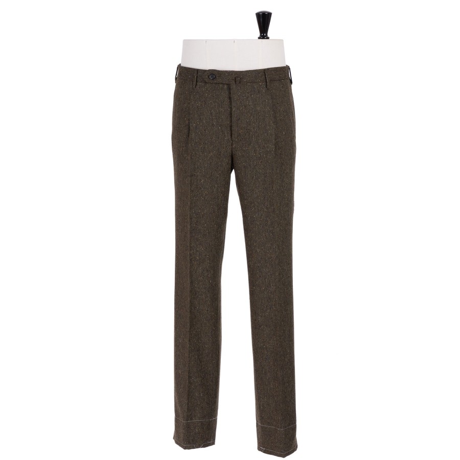 Trousers | Rota Sartorial Pants "Homespun" In Pure Wool - Rota Sartorial