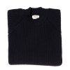 Knitwear | William Lockie Dark Blue Sweater "Joss Earl" Made Of Pure Lambswool - 8 Ply