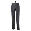 Trousers | Rota Sartorial Exclusive For Michael Jondral: Grey Flannel Pants In Pure Wool - Rota