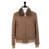 Jackets | Cesare Attolini Down Jacket "Bomber Di Lusso" In Pure Cashmere - Handmade