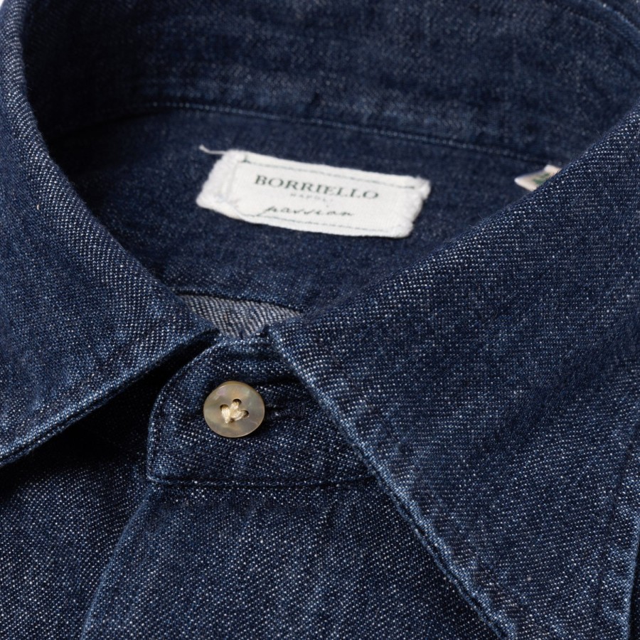 Casual Shirts | Borriello Vintage Prewashed Sports Shirt Made Of Japanese Cotton Den