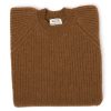 Knitwear | William Lockie Nougat Brown Sweater "Joss Earl" Made Of Pure Lambswool - 8