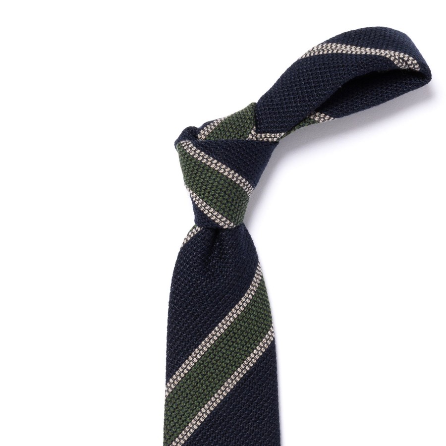 Ties | Cesare Attolini Ca Archivio Storico: Tie "Lusso In Garza" In Cashmere And Silk - Handr