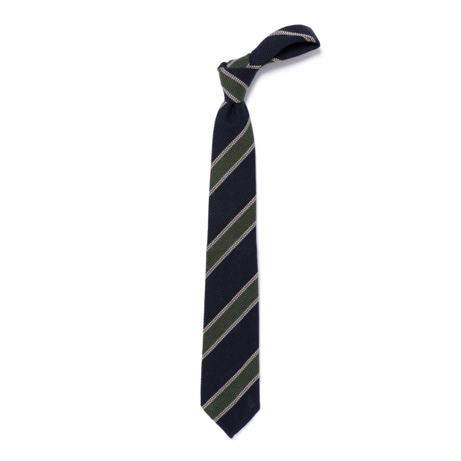 Ties | Cesare Attolini Ca Archivio Storico: Tie "Lusso In Garza" In Cashmere And Silk - Handr