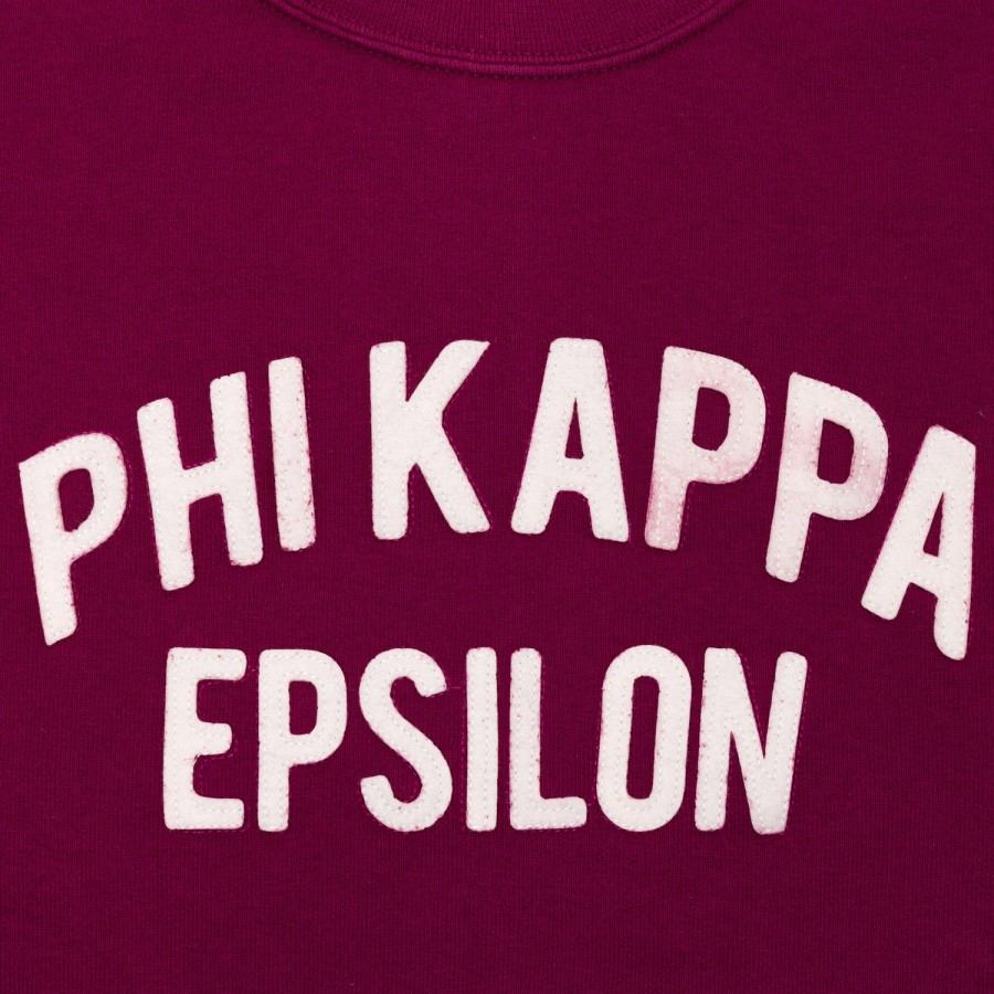 Sweater + T-Shirts | Specials X MJ Wild Donkey X Mj: Sweatshirt With Vintage Letters "Phi Kappa Epsi