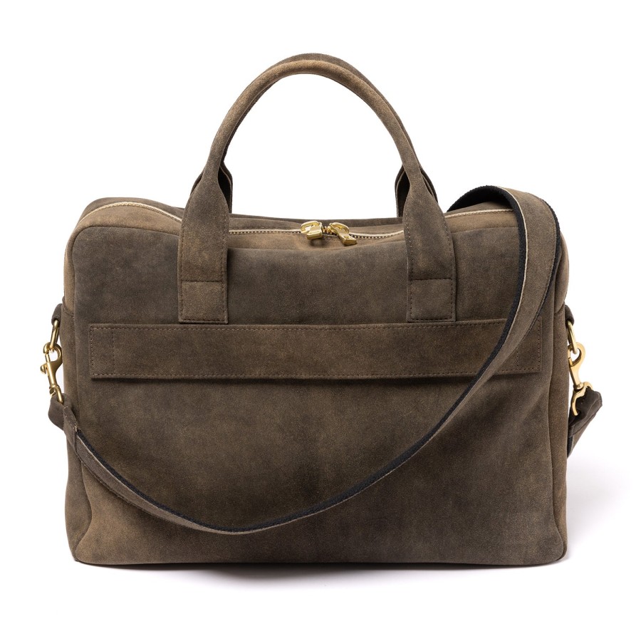 Bags | Thomas Riemer Wien Business Bag "Vienna" Brown Goat Leather - Handmade