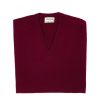 Knitwear | William Lockie Jumper "Oxton Vee" Made From Fine Scottish 1 Ply Cashmere