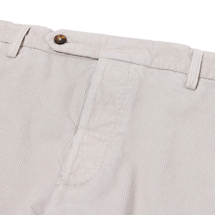 Trousers | Rota Sport Exclusive For Michael Jondral: Cream-Colored Fine Corduroy Pants In "P