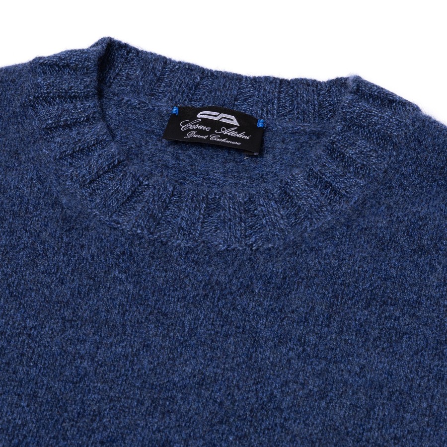 Knitwear | Cesare Attolini Sweater "Val Pusteria" In Pure Cashmere - Duvet Melange