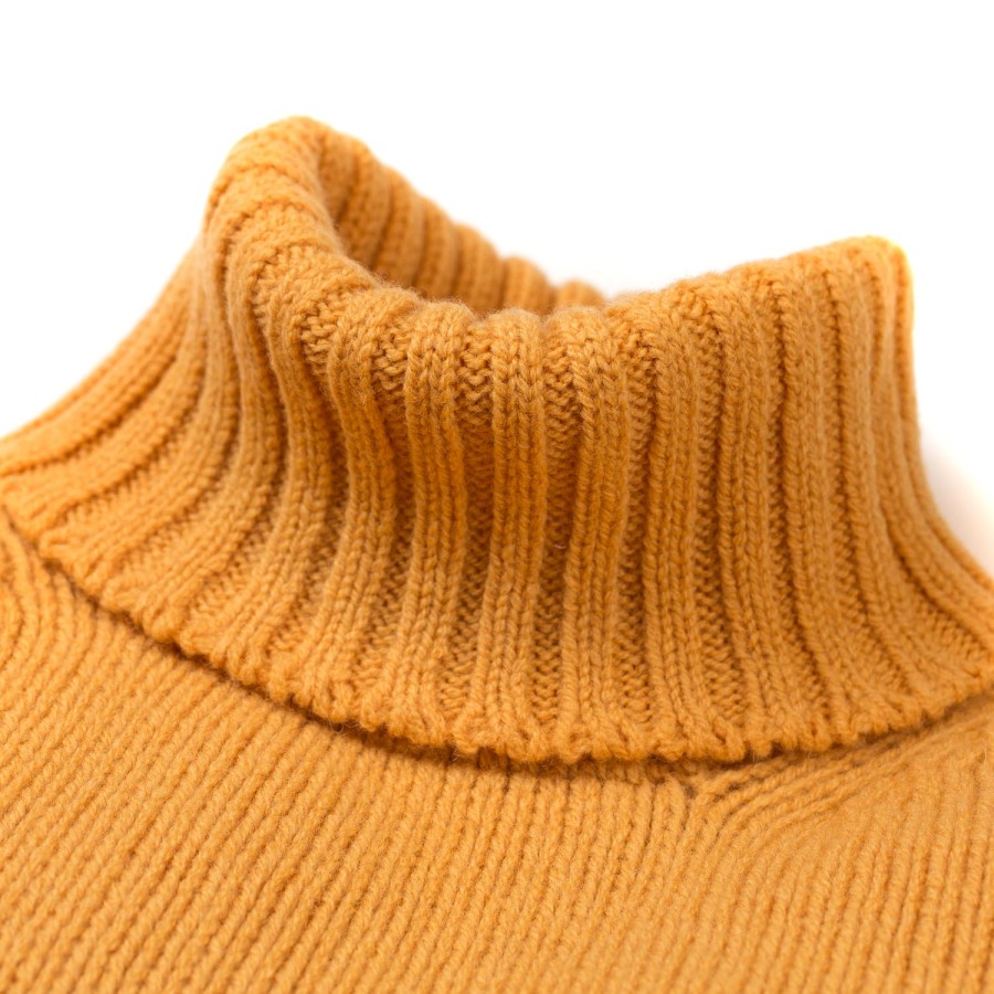 Knitwear | William Lockie Turtleneck Sweater "Alain Rollneck" Made Of 4 Ply Geelong Lambswool