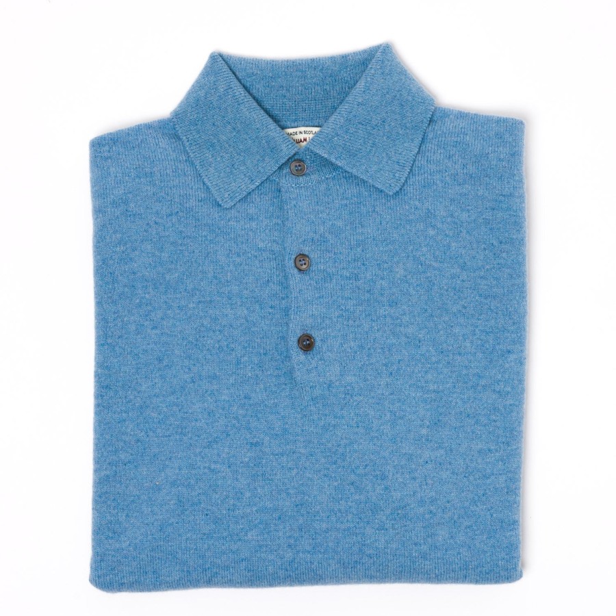 Knitwear | William Lockie Mj Exclusive: Polo Sweater "Rob Howard" In Pure Geelong Lambswool - 2