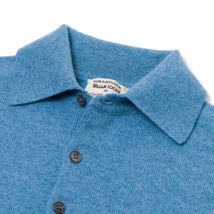 Knitwear | William Lockie Mj Exclusive: Polo Sweater "Rob Howard" In Pure Geelong Lambswool - 2