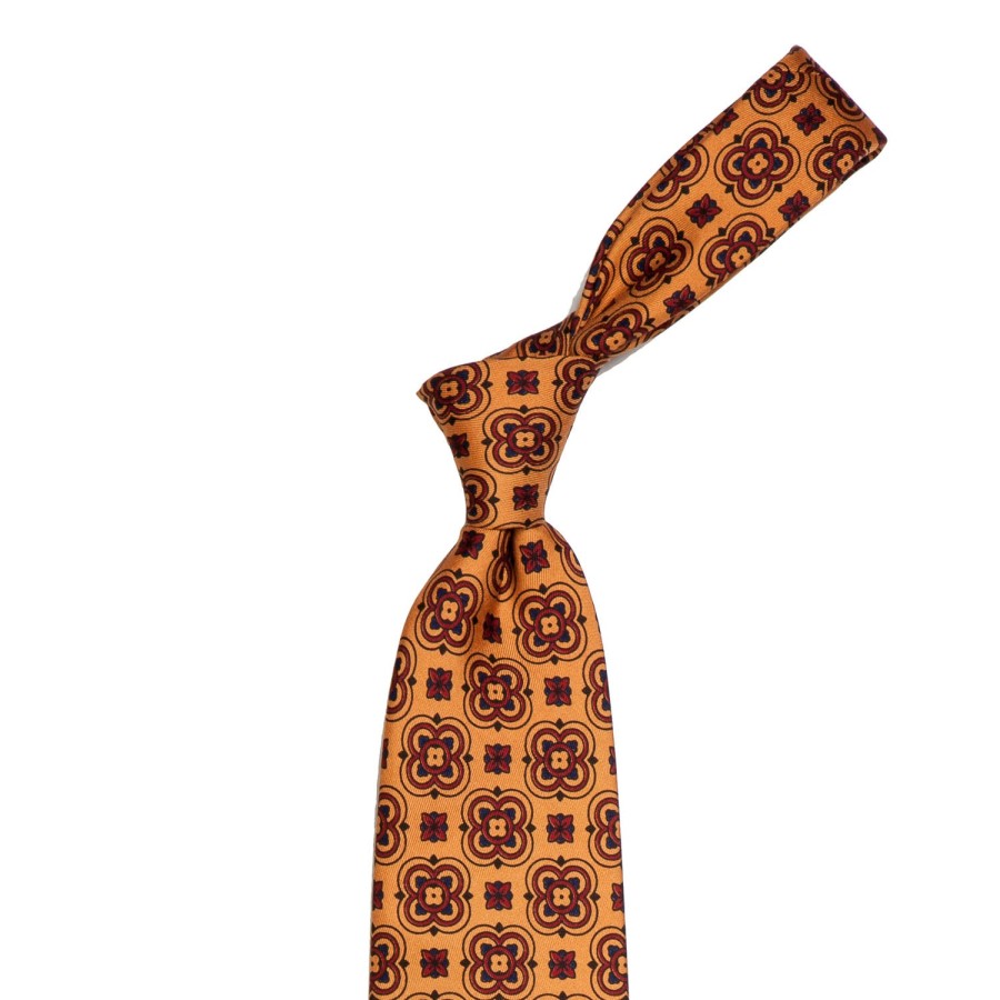 Ties | E. Marinella Limited Edition - Rust-Colored Tie "Archivio 1961"