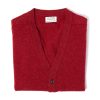 Knitwear | William Lockie Cardigan "Leven Cardigan" Made Of Geelong Lambswool - 2 Ply