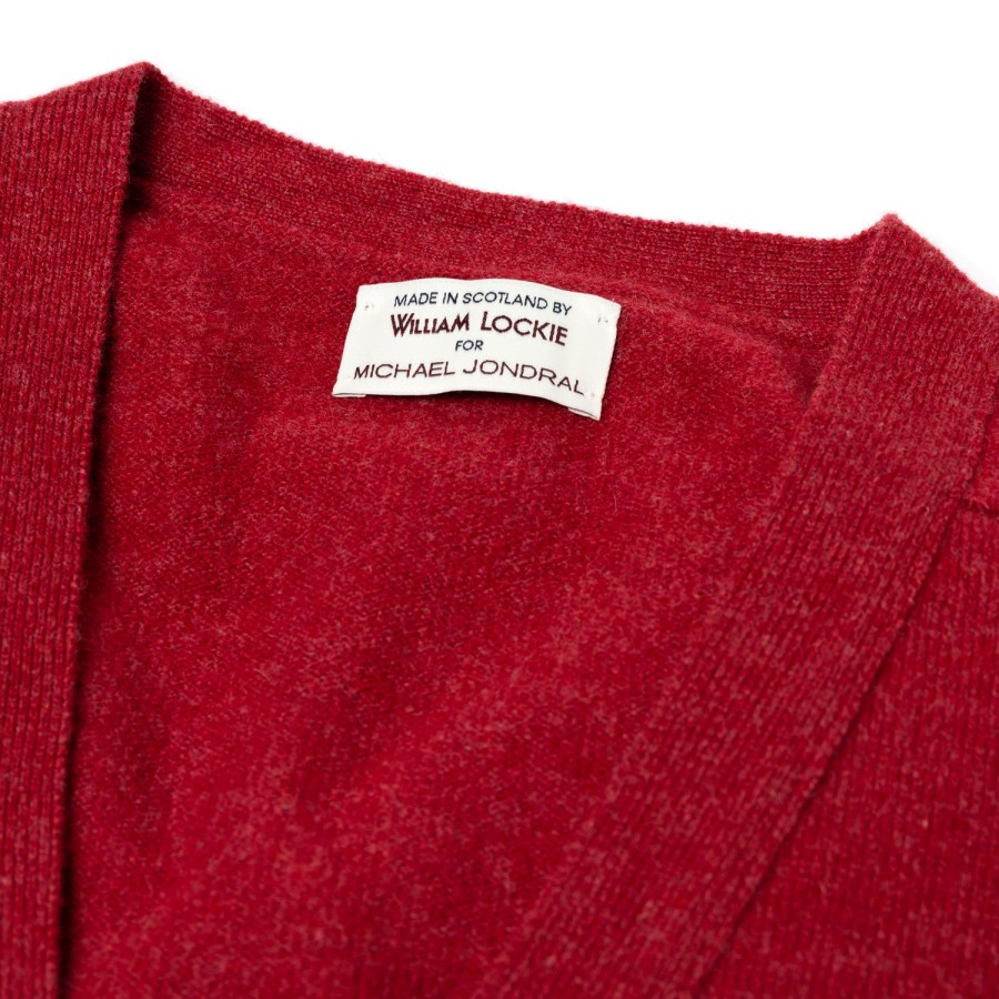 Knitwear | William Lockie Cardigan "Leven Cardigan" Made Of Geelong Lambswool - 2 Ply