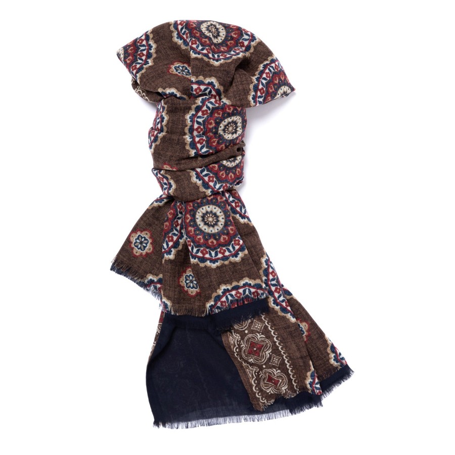 Scarfs | Manifatture Rosi Rosi Collection X Mj: Modal And Cashmere "Round Geometric" Tube Scarf