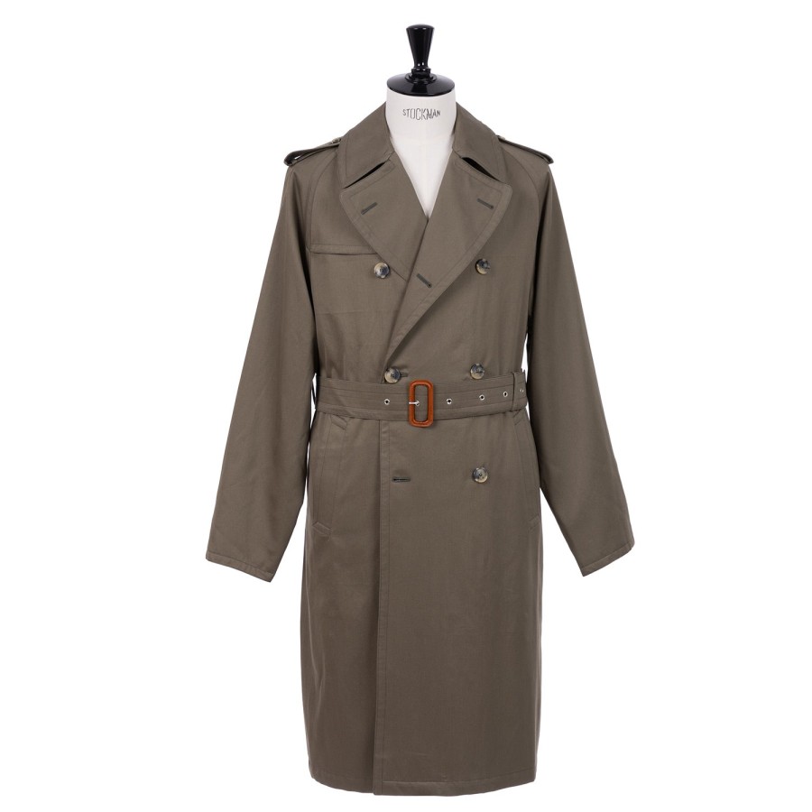 Coats | Justo Gimeno Limited Edition X Mj: Coat "Hemingway Trench Coat" In Pure Cotton