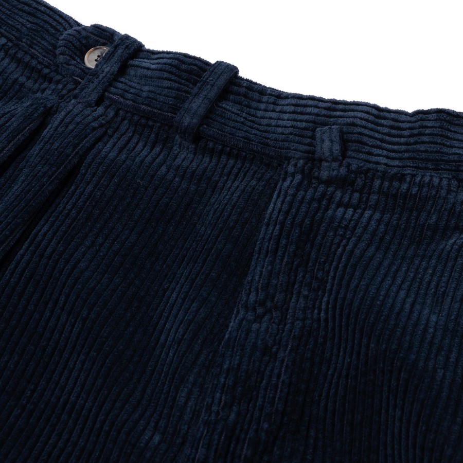 Trousers | I Capresi I Capresi X Mj: Cargo Pant "Vesuvio" In Washed Cotton Corduroy