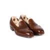 Mto | Saint Crispin's Loafer "Scotsman" Made Of Medium Brown Calfskin "Russian Calf" - Purel