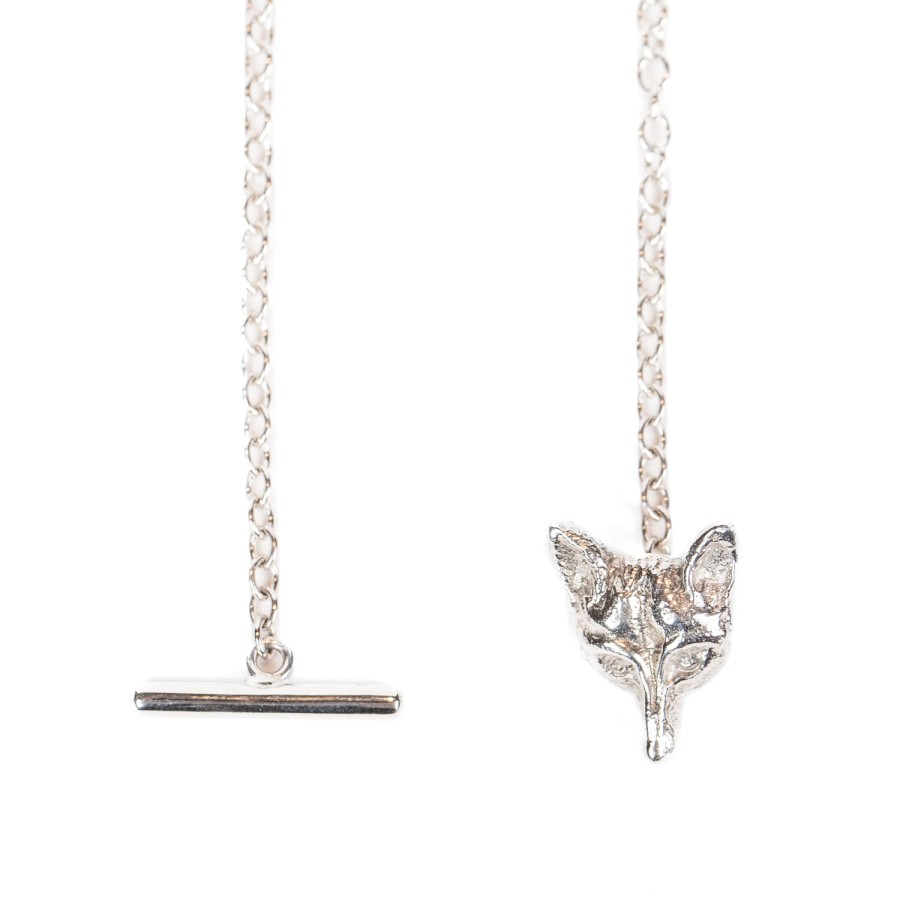 Cufflinks & Jewelry | Fox Brothers Exclusively For Michael Jondral: "Lapel Chain" - "The Fox" Made Of Sterling Silver