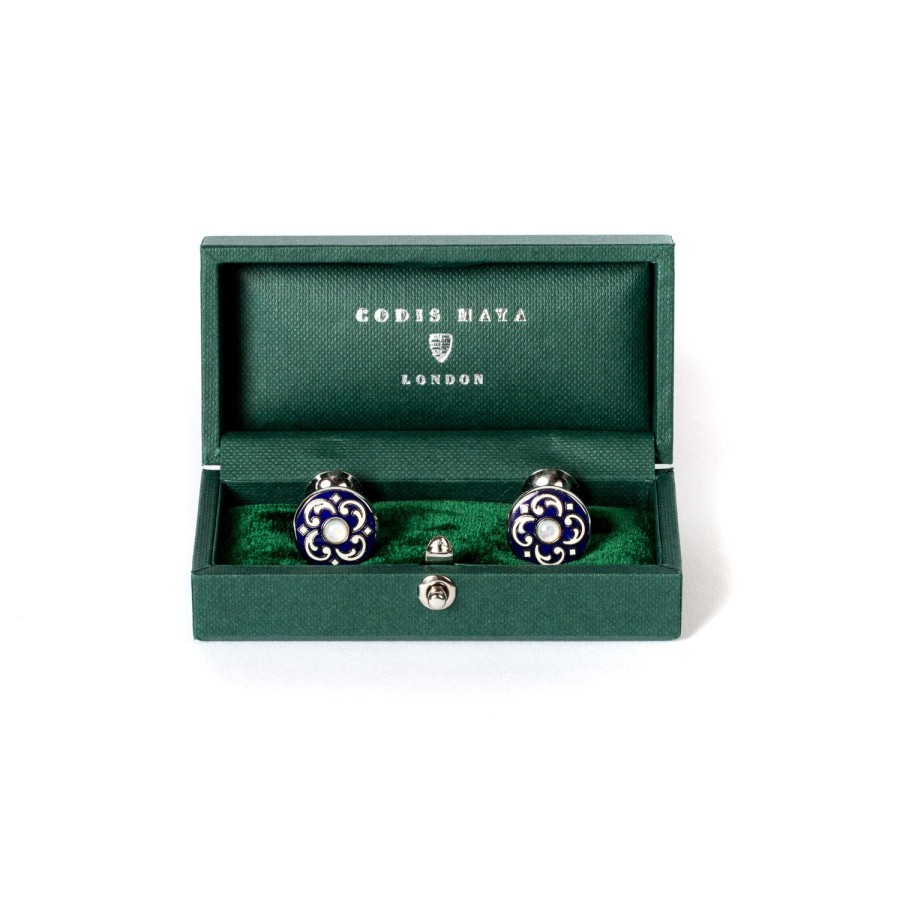 Cufflinks & Jewelry | Codis Maya Cufflinks "Navy Persian"