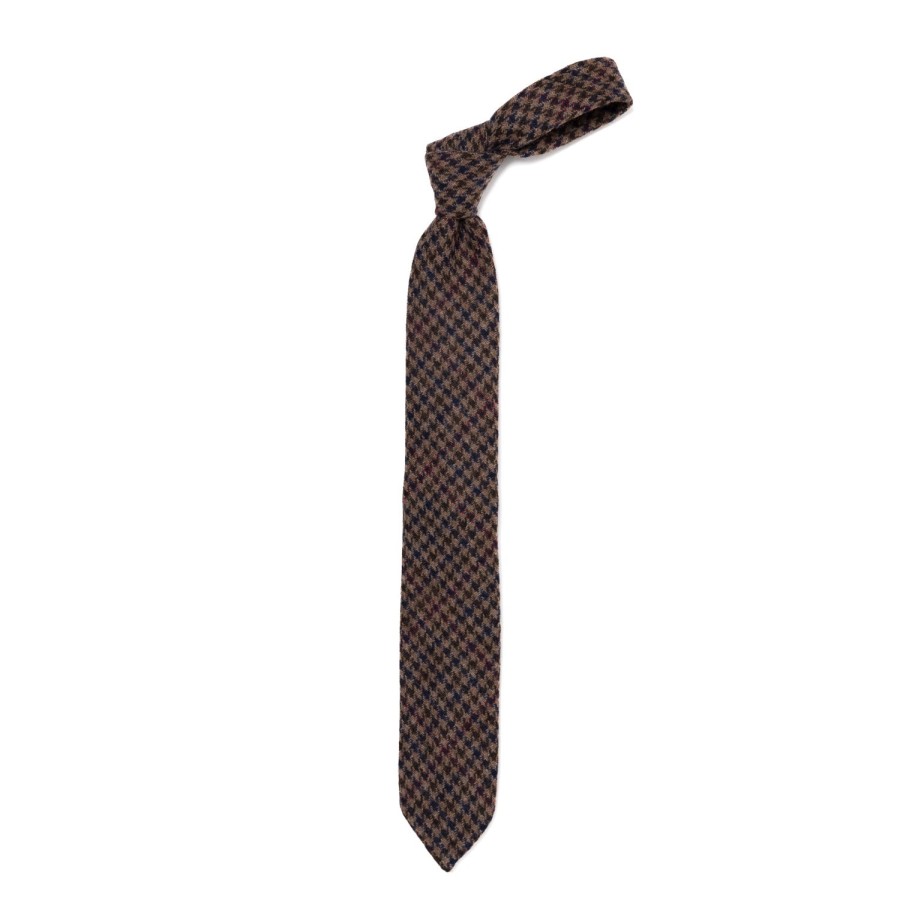 Ties | Petronius Exclusive For Michael Jondral: Tie "Vintage Tweed" Made Of Pure Wool -