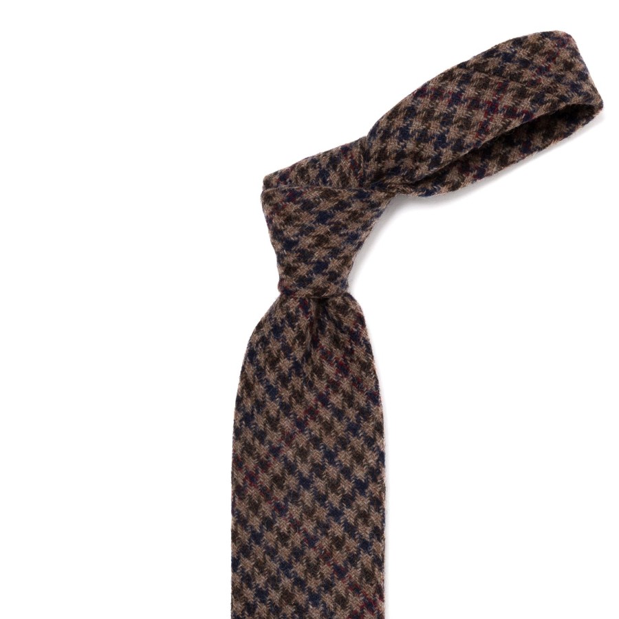 Ties | Petronius Exclusive For Michael Jondral: Tie "Vintage Tweed" Made Of Pure Wool -