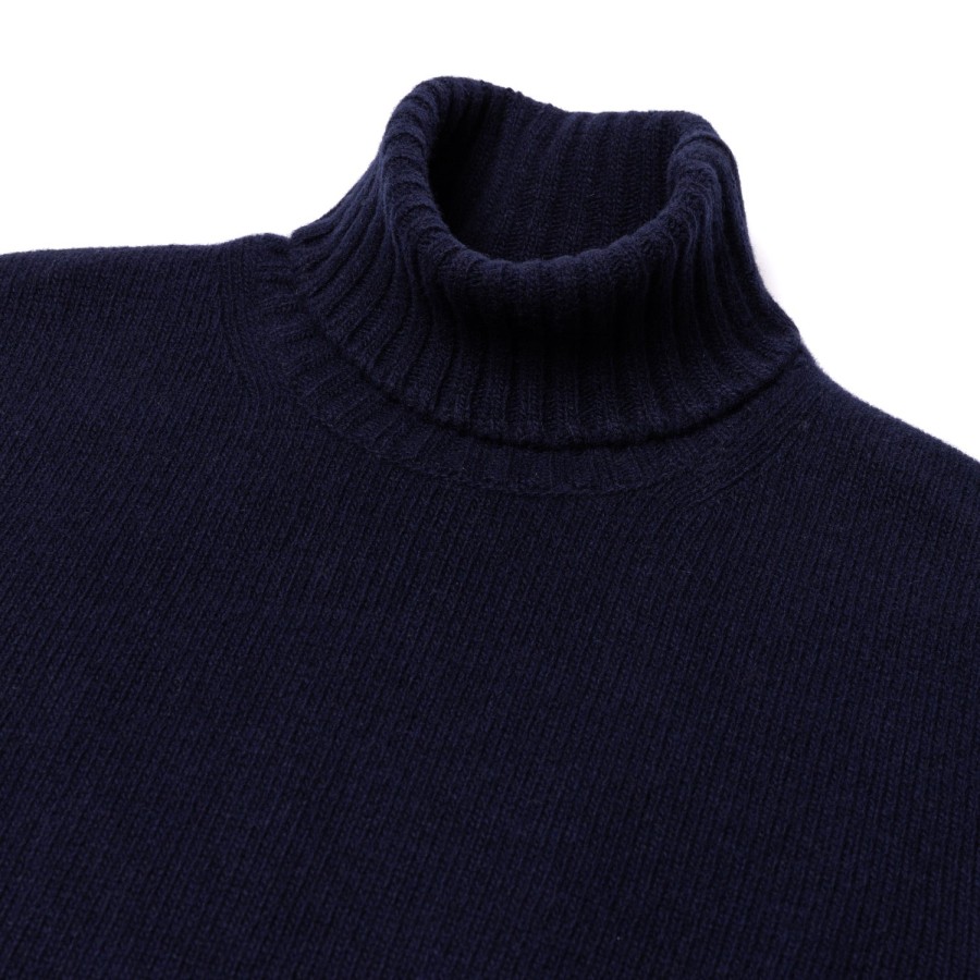 Knitwear | Brigatelli dal 1922 Merino Wool And Cashmere Turtleneck Sweater - 3 Ply Cashmere Blend