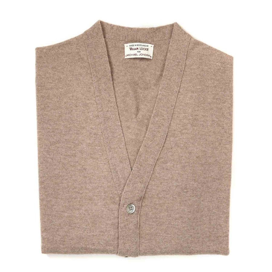 Knitwear | William Lockie Cardigan "Oxton Cardigan" Made Of Fine Scottish 1 Ply Cashmere