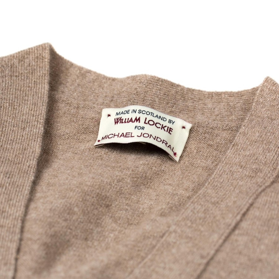 Knitwear | William Lockie Cardigan "Oxton Cardigan" Made Of Fine Scottish 1 Ply Cashmere