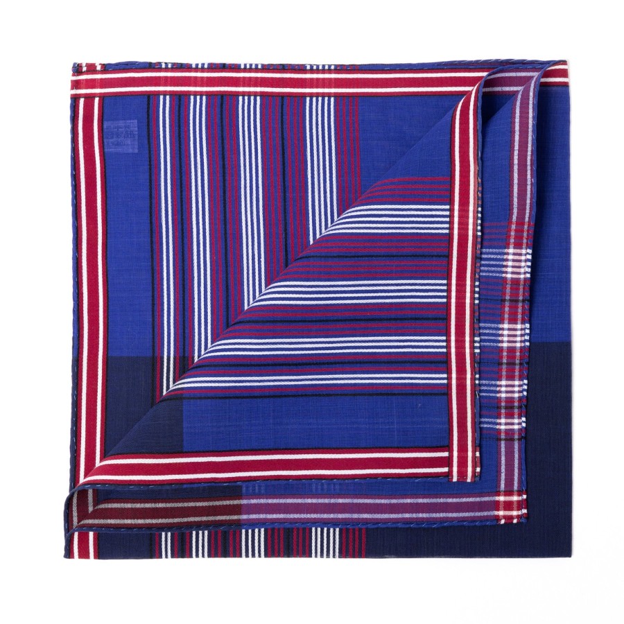 Taschentucher | Simonnot-Godard Limited Edition: Handkerchief "Vintage Shetland 1960" Made Of Pure Cot