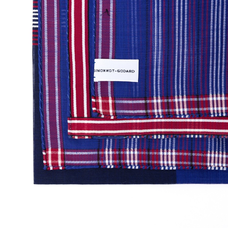 Taschentucher | Simonnot-Godard Limited Edition: Handkerchief "Vintage Shetland 1960" Made Of Pure Cot