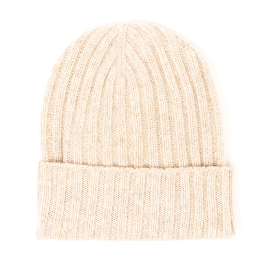 Hats | William Lockie Knitted Hat "Ribbed Hat" Made Of Pure Lambswool - 4 Ply