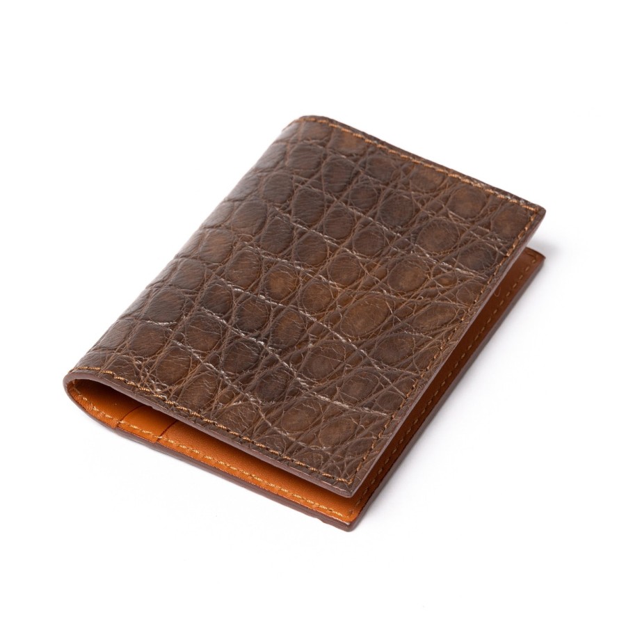 Small Leather Goods | Felisi Luxury Edition: "Card Holder" Made Of Crocodile Leather - Handcrafted