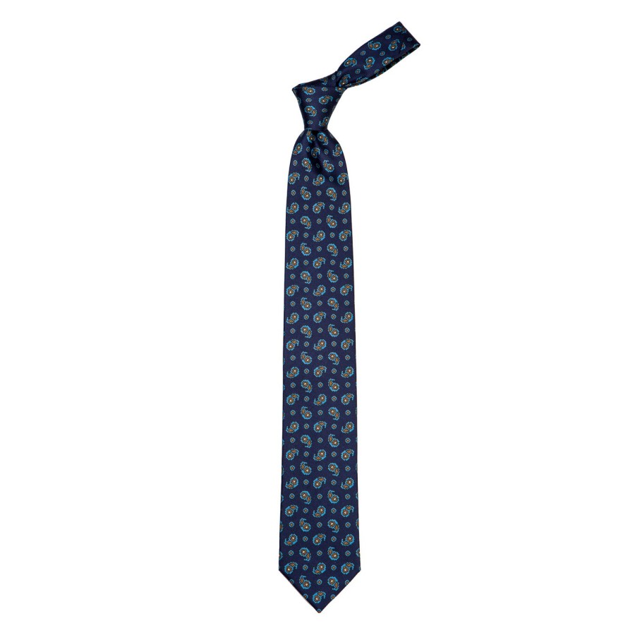 Ties | E. Marinella Limited Edition - Blue Tie "Archivio 1932"