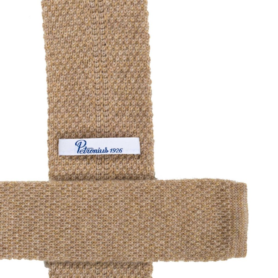 Ties | Petronius Exclusively For Michael Jondral: Knitted Tie "Crochet" Made Of Pure Ca