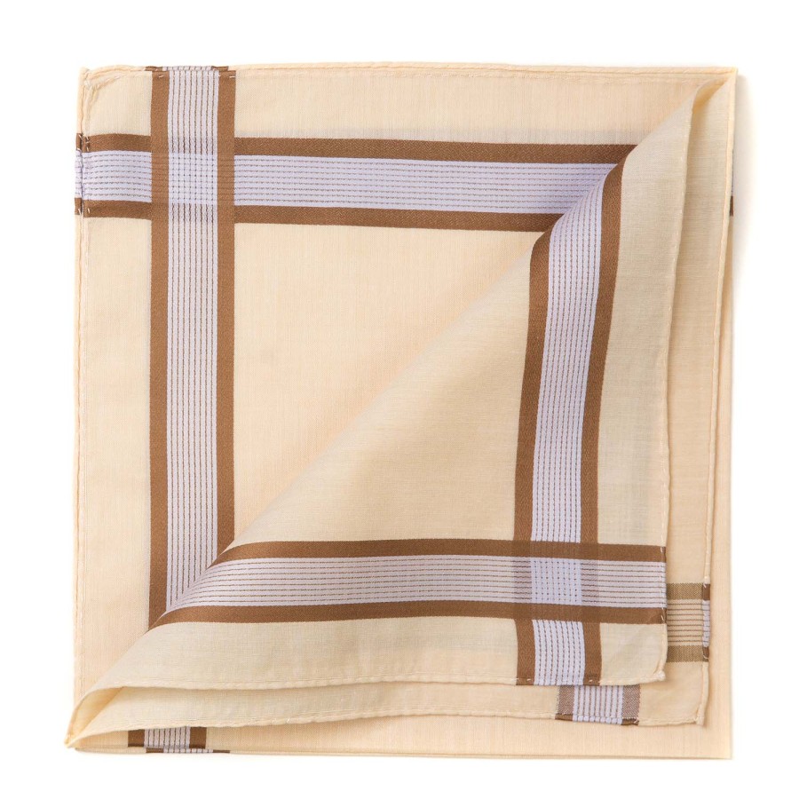 Taschentucher | Simonnot-Godard Limited Edition: "Bellagio Archive 1932" Handkerchief Made Of Pure Cot