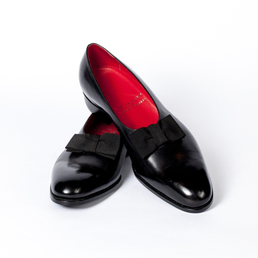 Mto | Saint Crispin's Black Tails Shoe "Opera" Calfskin