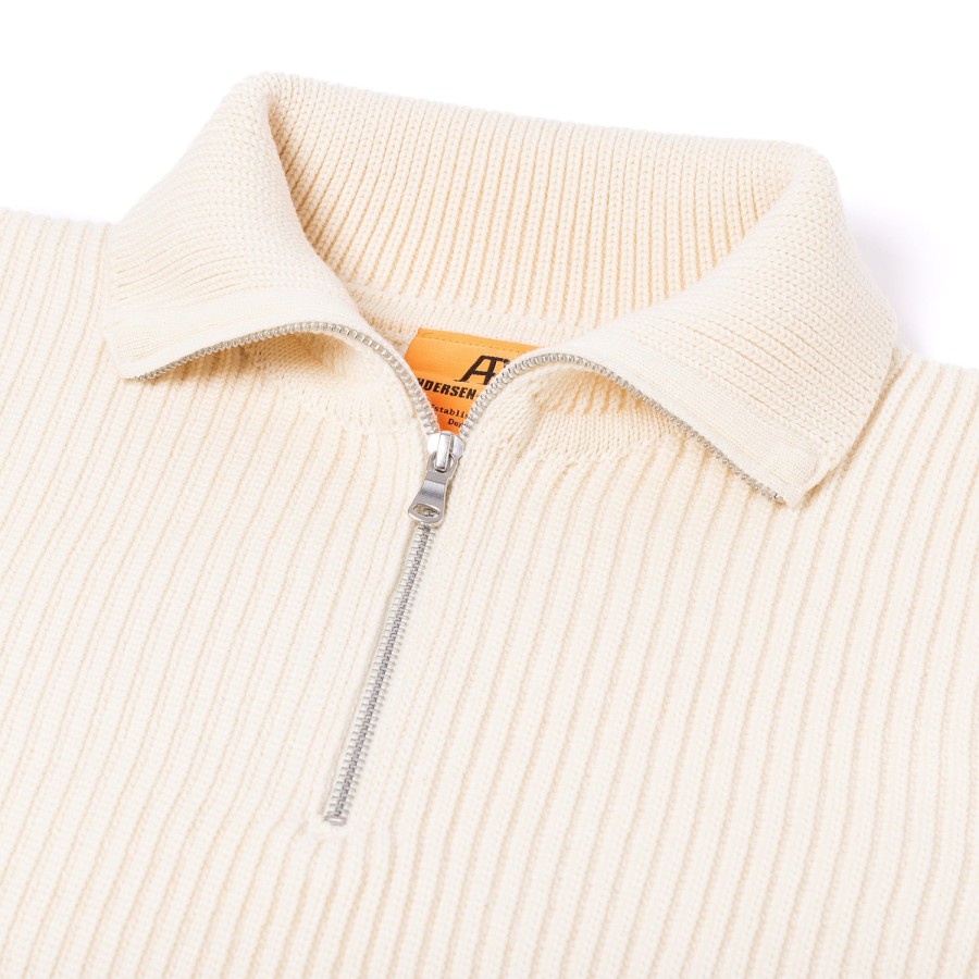 Knitwear | Specials X MJ Andersen-Andersen X Mj: Sweater "Half-Zip Troyer" Made Of Pure Merino