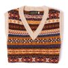 Knitwear | Glenugie Glenugie Exclusive X Mj: Pure Wool "Fairisle Slipover" Sweater - Pure