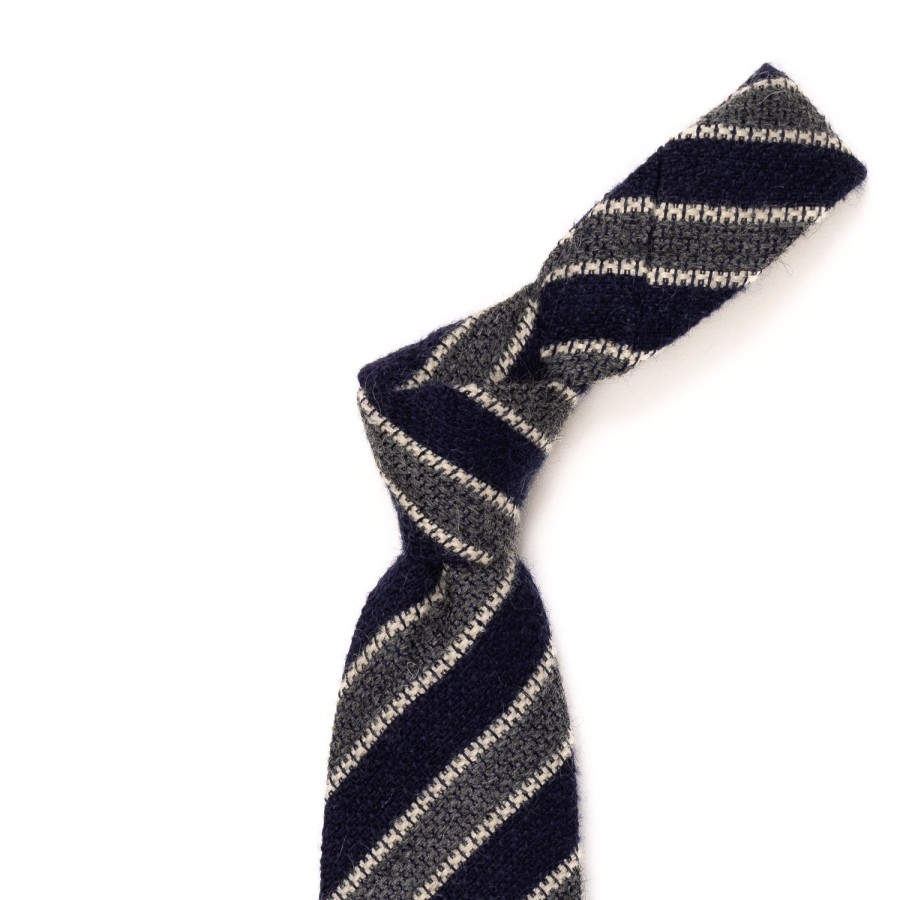 Ties | Cesare Attolini Ca Archivio Storico: Tie "Garza D'Autunno" In Wool And Silk - Handroll