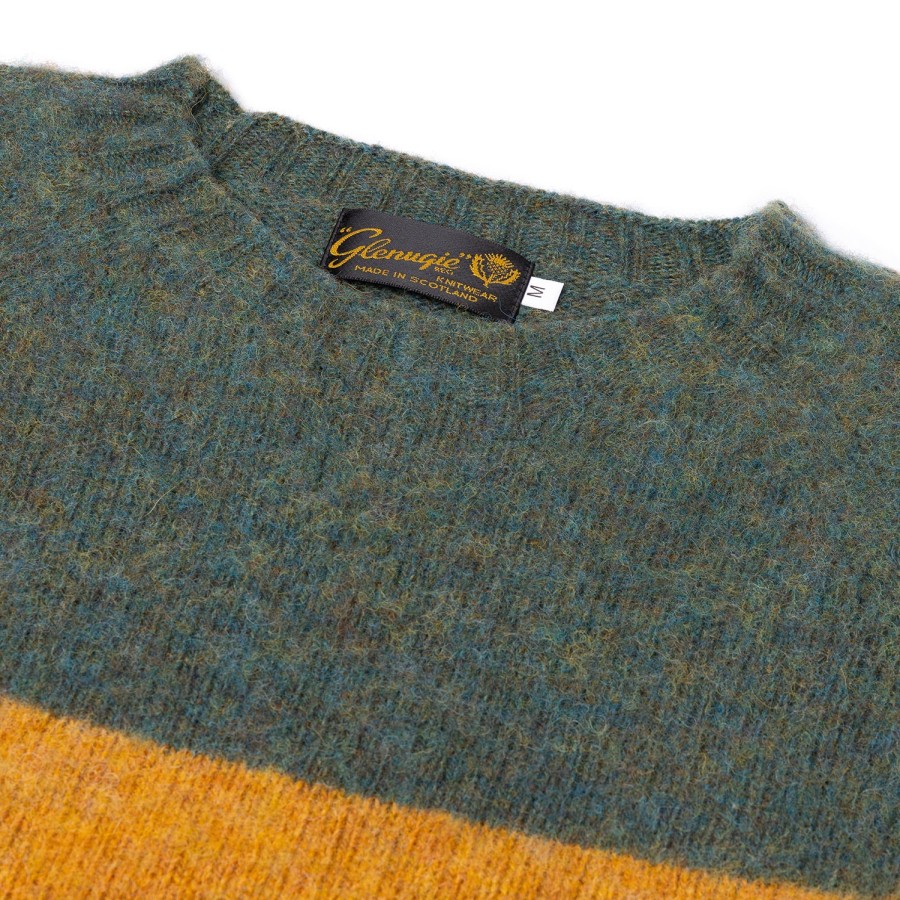 Knitwear | Glenugie Glenugie Exclusive X Mj: Pure Wool Sweater "College Stripe Jumper" - C