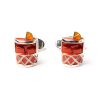 Cufflinks & Jewelry | Barbarulo Napoli Sterling Silver Cufflink "Negroni" - Pure Handwork