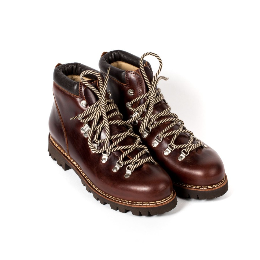 S | Paraboot Brown Boot "Avoriaz" Made Of Waxed Calf Leather