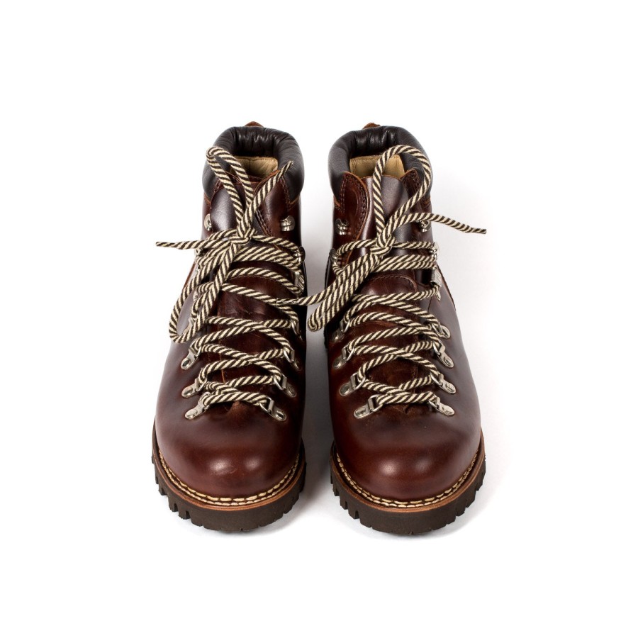 S | Paraboot Brown Boot "Avoriaz" Made Of Waxed Calf Leather