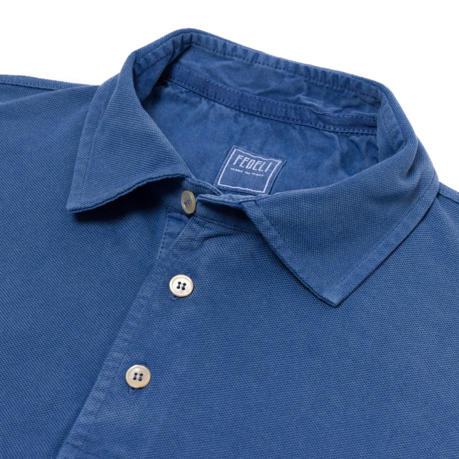 Polo Shirts Long Sleeve | Fedeli Exclusive To Michael Jondral: "North" Long-Sleeve Polo In Pure Giza Co