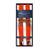 Braces | Albert Thurston Orange Elastic Braces "Infinity" With Clips