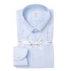 Shirts | Borriello Light Blue Shirt "Royal Oxford" With Button-Down Collar And Barrel Cuf