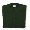 Knitwear | William Lockie Mj Exclusive: Sweater "Crew Cable-Rib" Made Of Pure Geelong